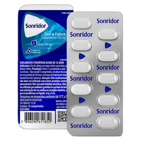 Sonridor Dor Febre 10 Comprimidos