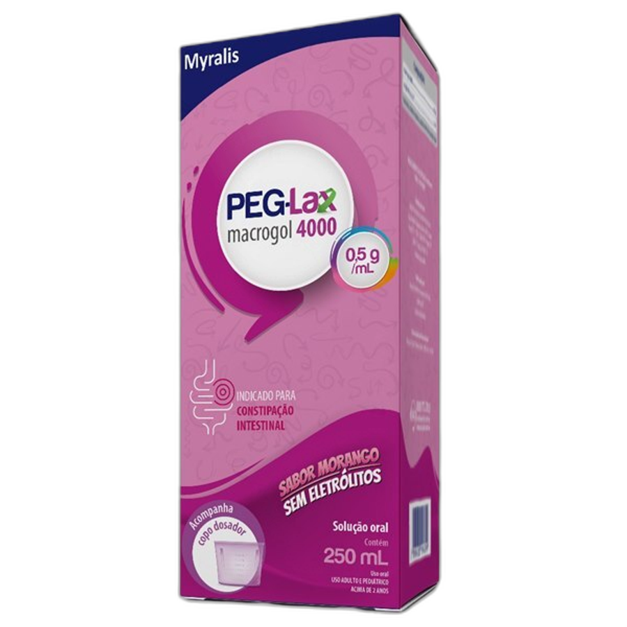 Laxante Peg-Lax 250ml Solução Oral + Copo Dosador