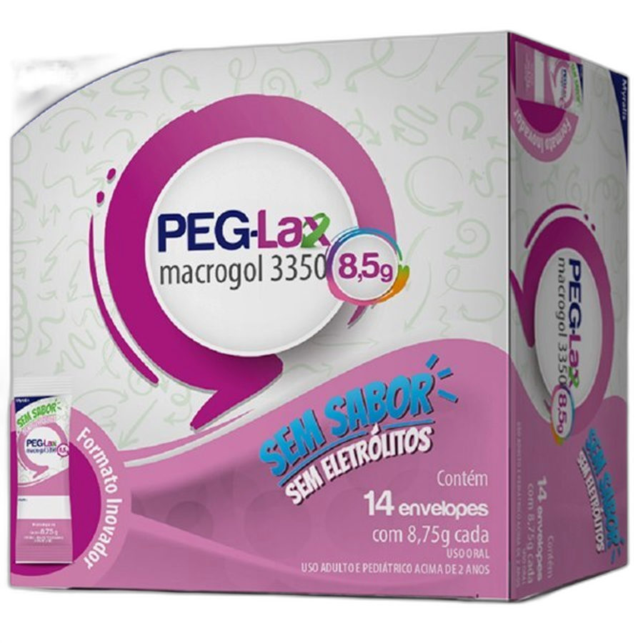 Peg-Lax 8,5g Myralis Pó para Solução Oral 14 Envelopes