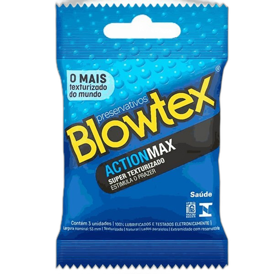Preservativo Blowtex Action 3 Unidades