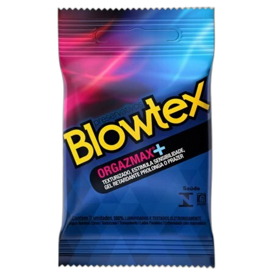 Preservativo Blowtex 3 Unidades Orgazmax