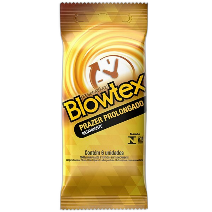 Preservativo Blowtex Retardante 6 Unidades