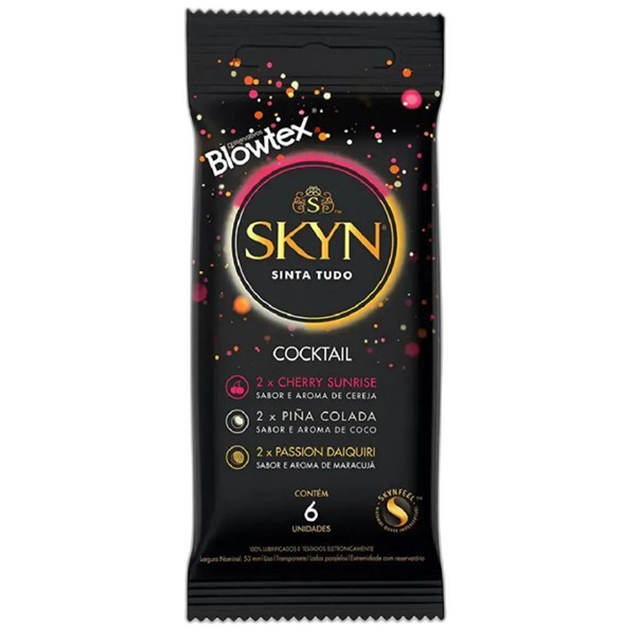Preservativo Blowtex Skyn Cocktail 6 Unidades