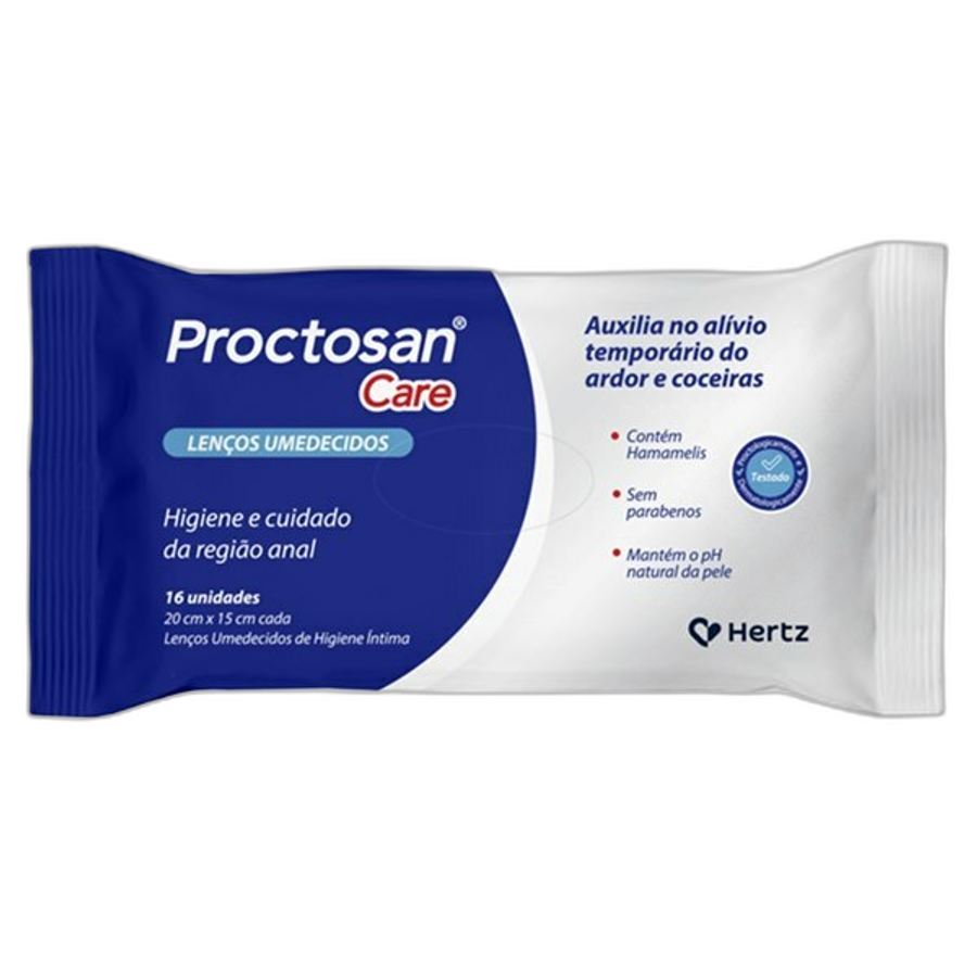 LENÇO PROCTOSAN CARE LENÃOS C/16 KLEY HERTZ