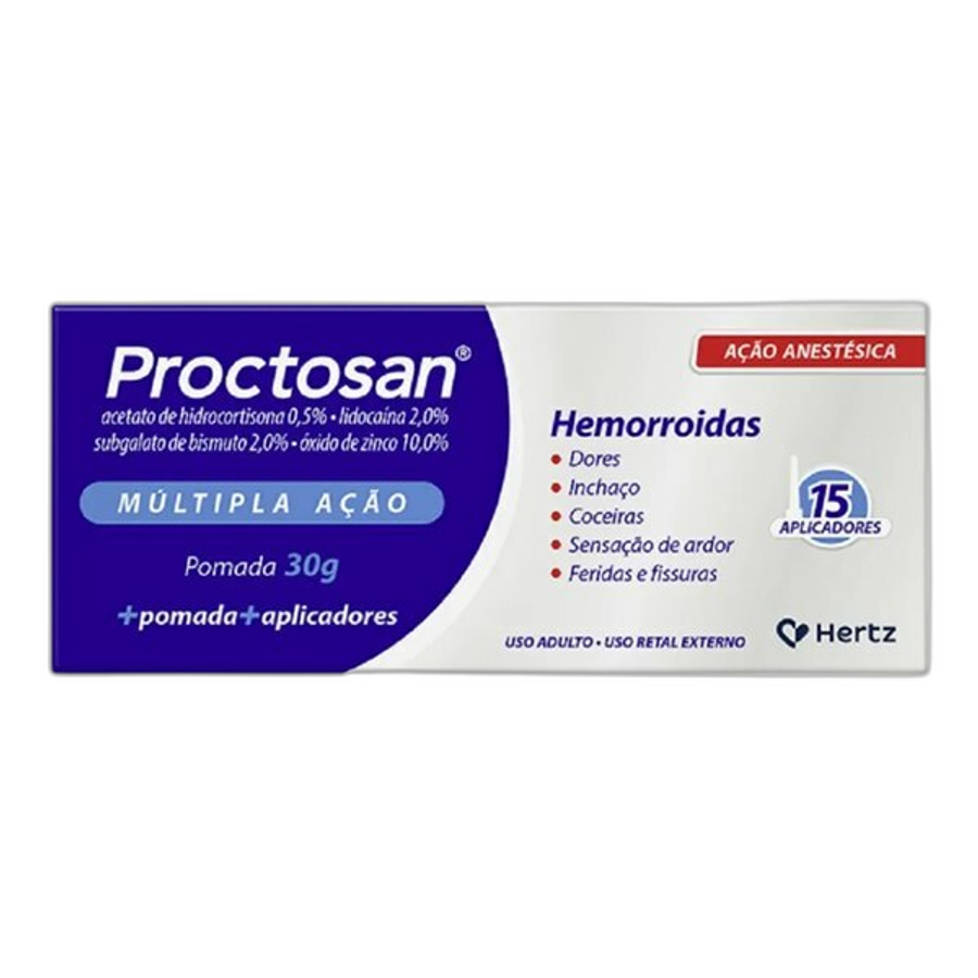 Proctosan Kley Hertz Múltipla Ação 30g + 15 Aplicadores