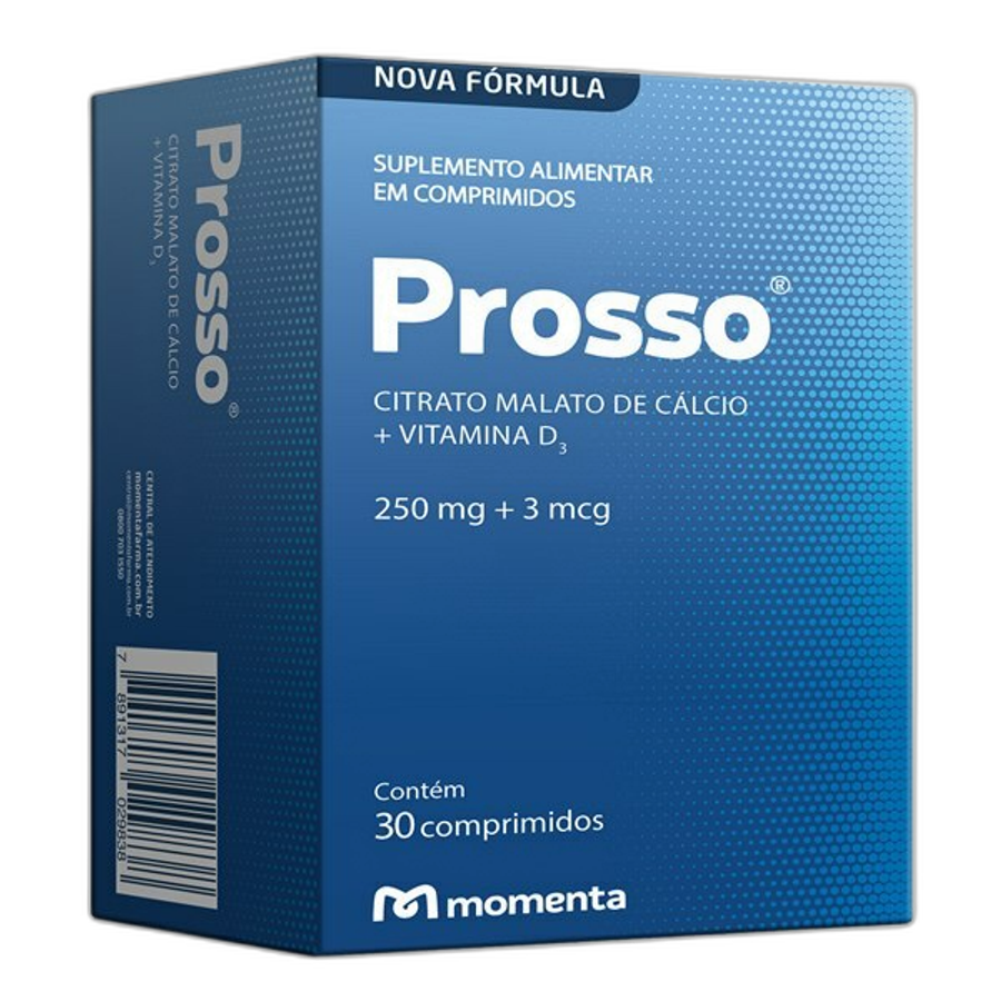 PROSSO 250MG+3MCG 30CPR