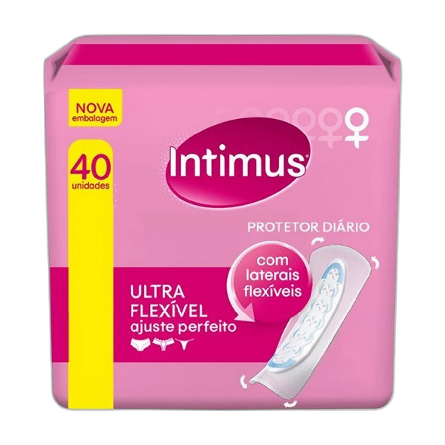 Absorvente Protetor Diário Intimus® Discreto Ultrafino 40 Unidades