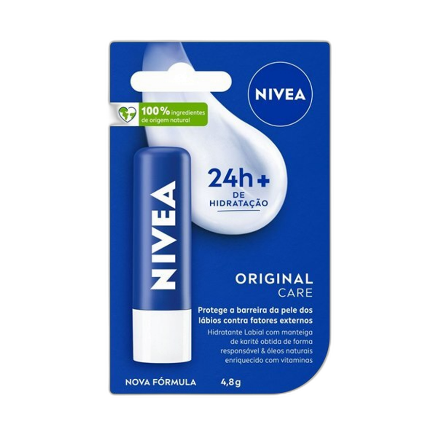 Hidratante Labial Nivea Nivea Original Care 4,8g
