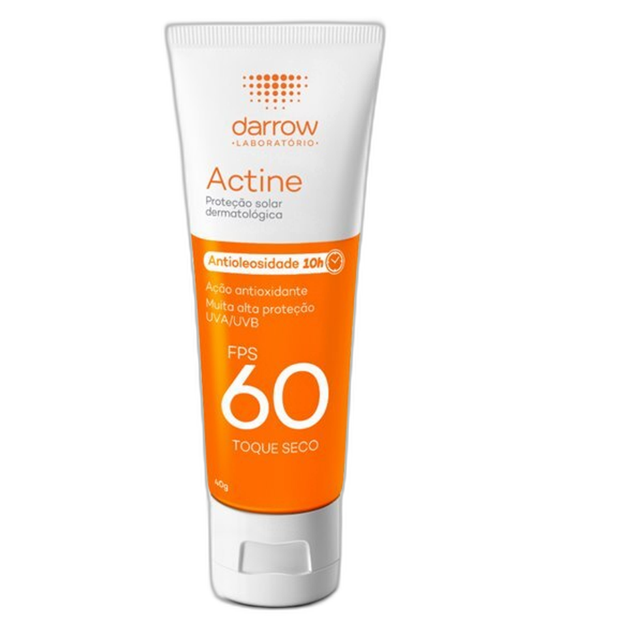 Protetor Solar Facial Darrow Actine FPS60 Antioleosidade 40g