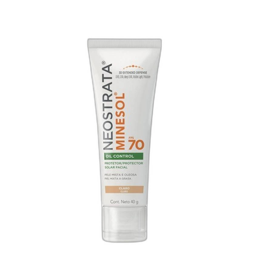 Protetor Solar Facial Neostrata FPS70 Minesol Oil Control Pele Clara 40g