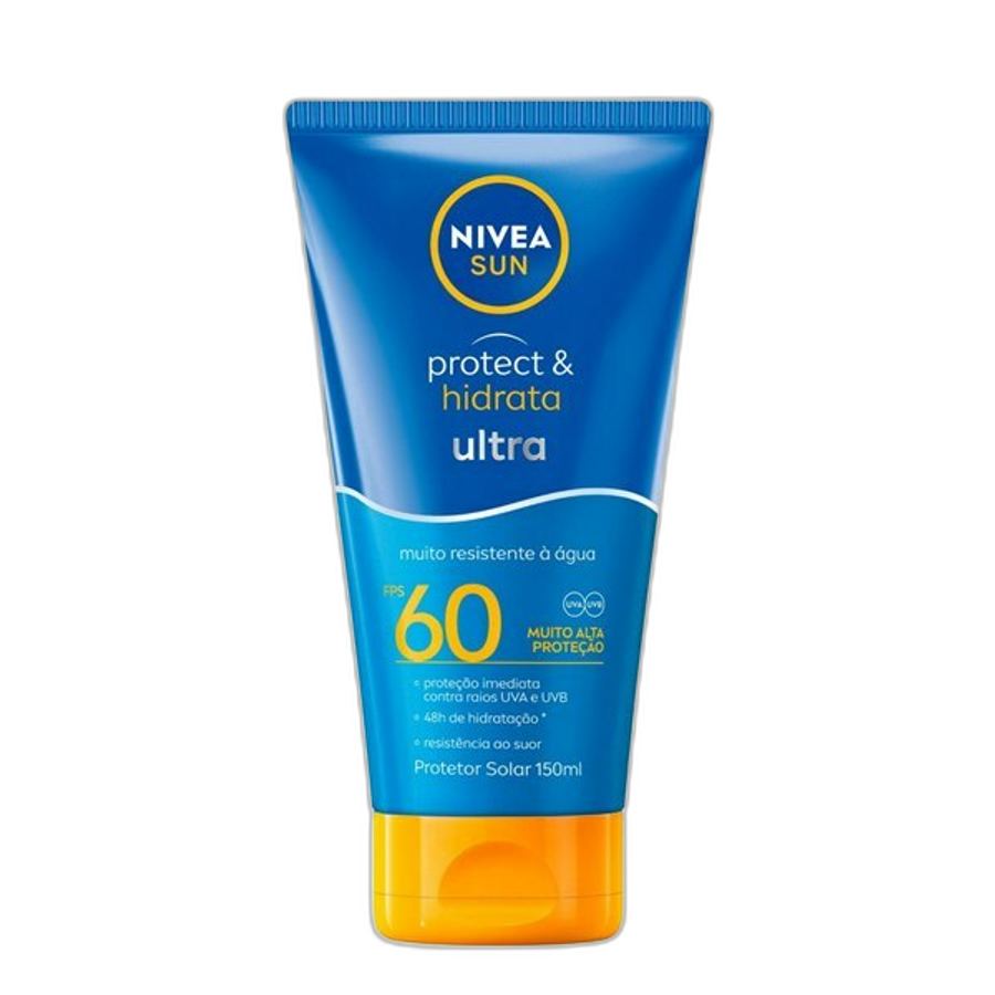 Protetor Solar Corporal Nivea Sun FPS60 Protect & Hidrata Ultra 150ml