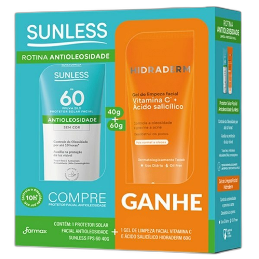 PROT SOL SUNLESS KIT FPS60 40G / GEL LIMP 60G