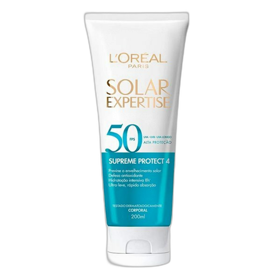 Protetor Solar Corporal L'oréal Paris Solar Expertise Supreme Protect 4 FPS50 200ml