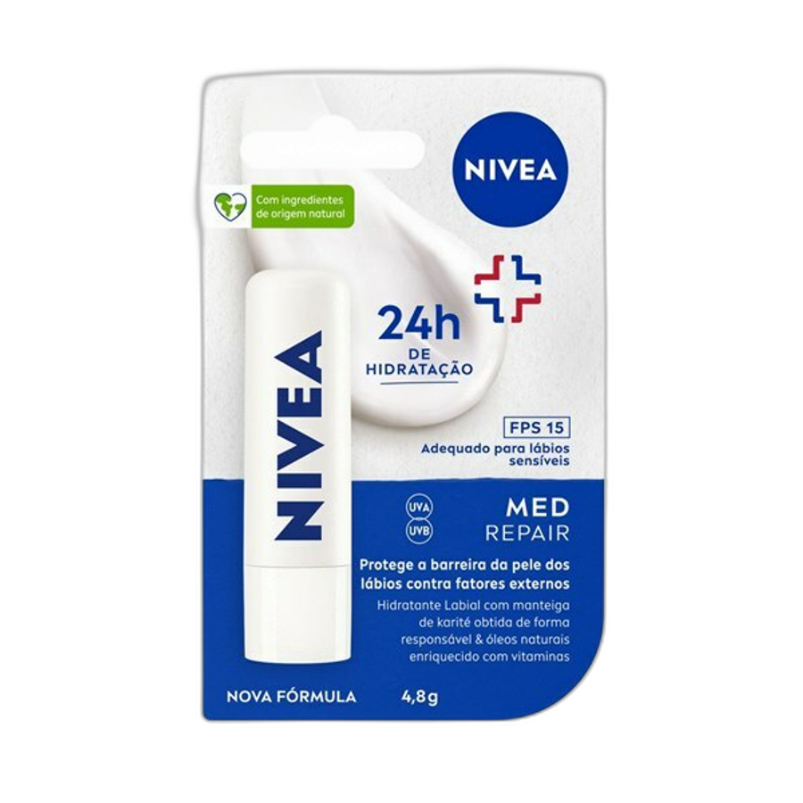 HID LABIAL NIVEA 4,8G PROTECTION MED REPAIR