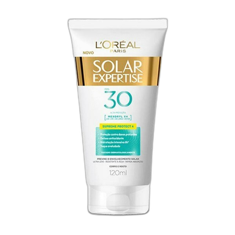 Protetor Solar Corporal L'oréal Paris Solar Expertise Supreme Protect 4 FPS30 120ml
