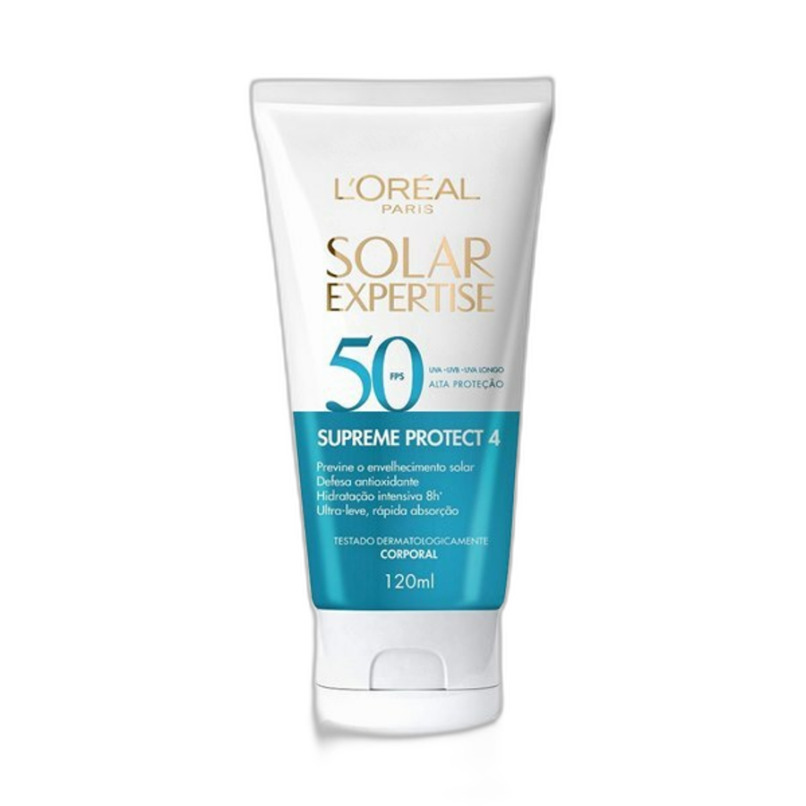 Protetor Solar Corporal L'oréal Paris Solar Expertise Supreme Protect 4 FPS50 120ml