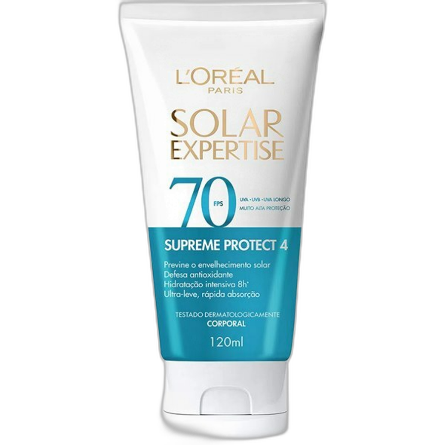 Protetor Solar Corporal L'oréal Paris Solar Expertise Supreme Protect 4 FPS70 120ml