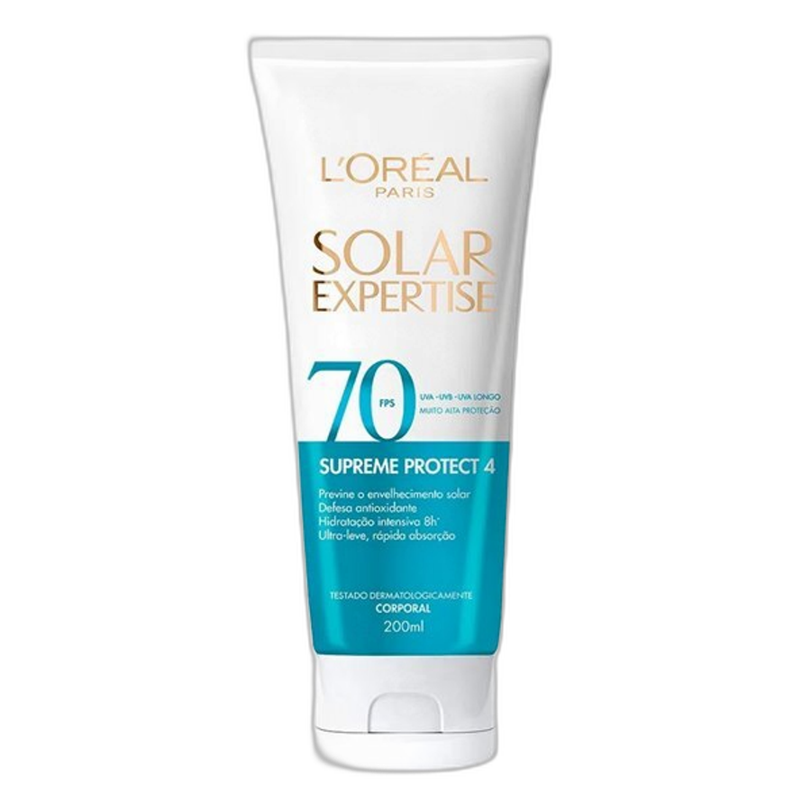 Protetor Solar Corporal L'oréal Paris Solar Expertise Supreme Protect 4 FPS70 200ml