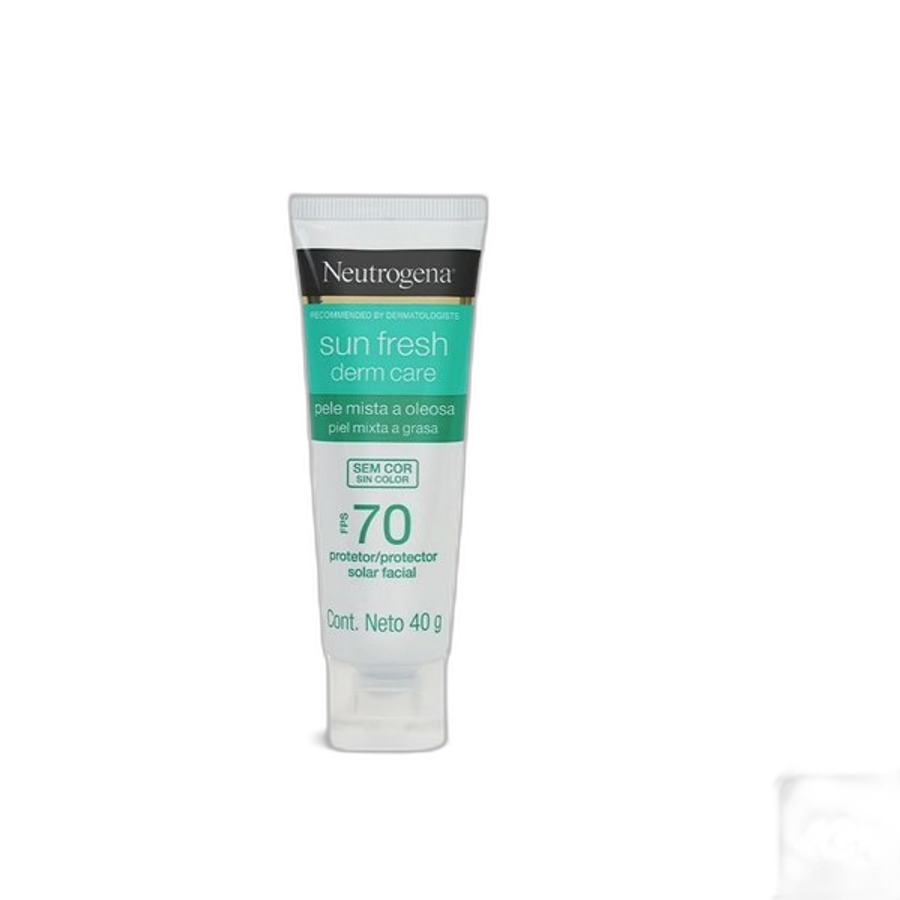 Protetor Solar Facial Neutrogena Sun Fresh Oily Skin Sem Cor FPS70 40g