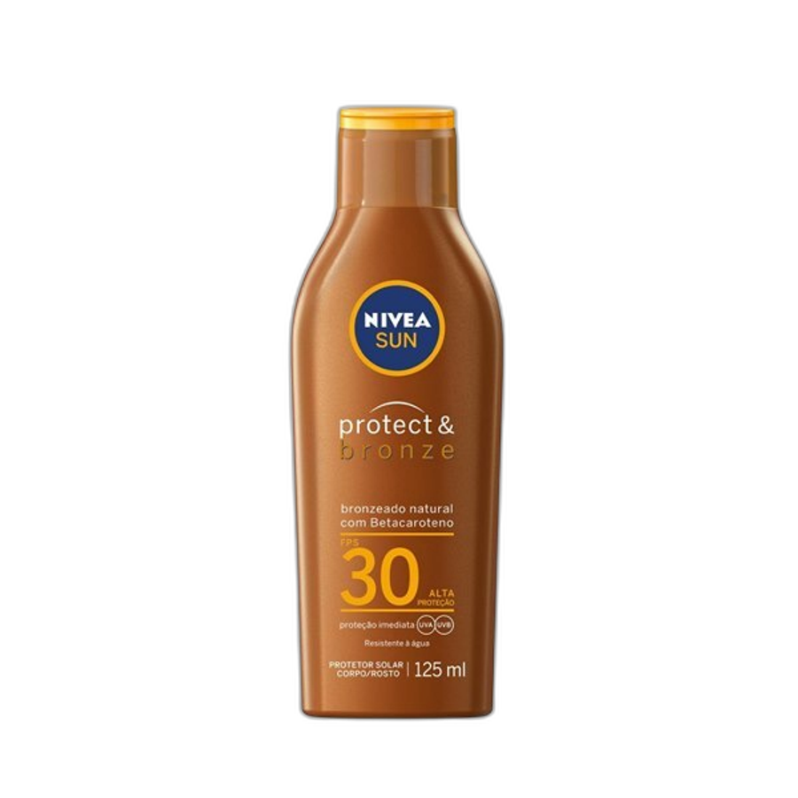 Protetor Solar Nivea Sun Protect & Bronze FPS30 125ml