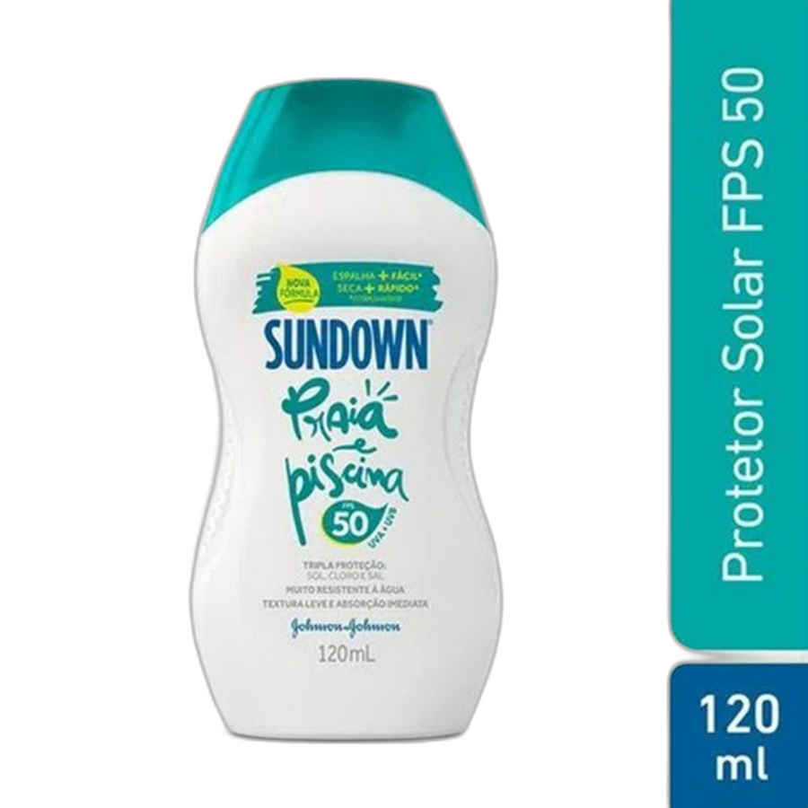 Protetor Solar Sundown Praia e Piscina FPS50 120ml
