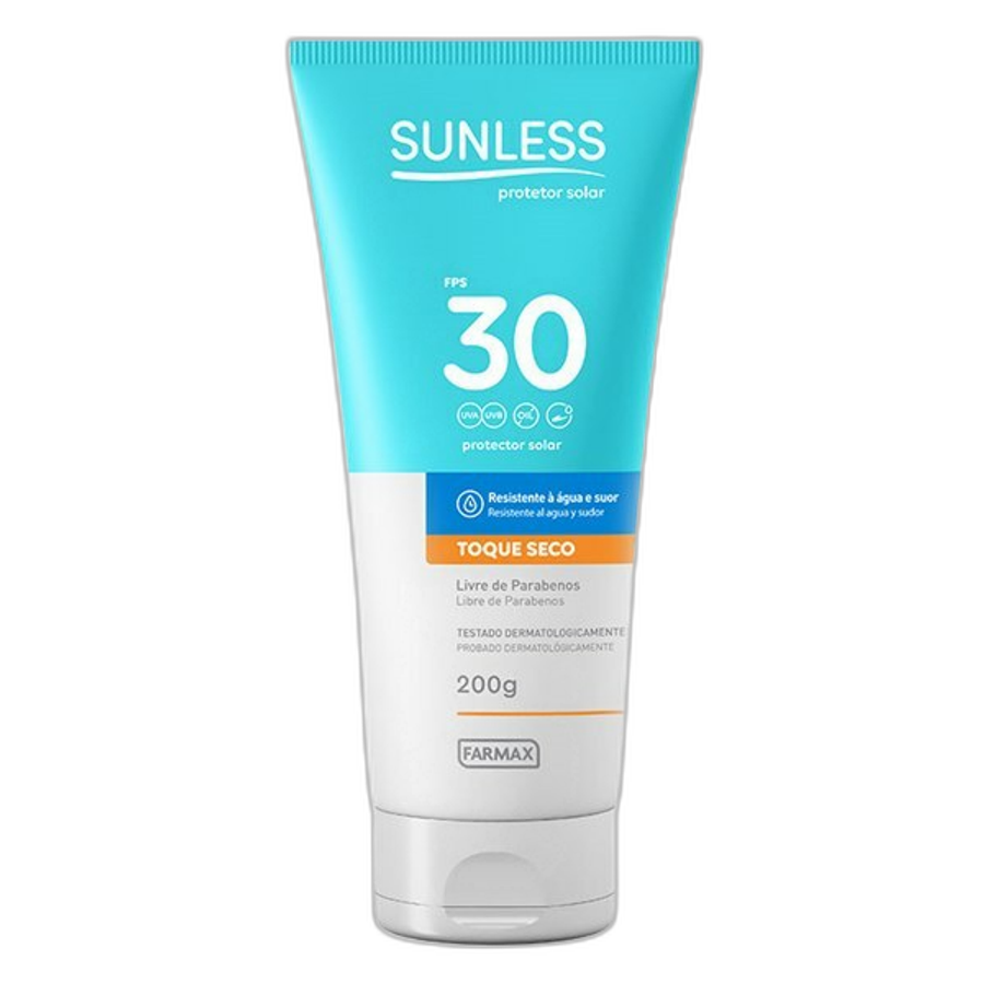 PROTETOR SOLAR TOQUE SECO SUNLESS 200G FPS30