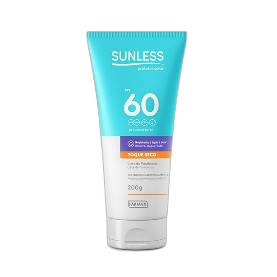 PROTETOR SOLAR TOQUE SECO SUNLESS 200G FPS60