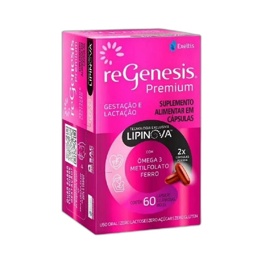 Suplemento Alimentar Regenesis Premium 60 Cápsulas