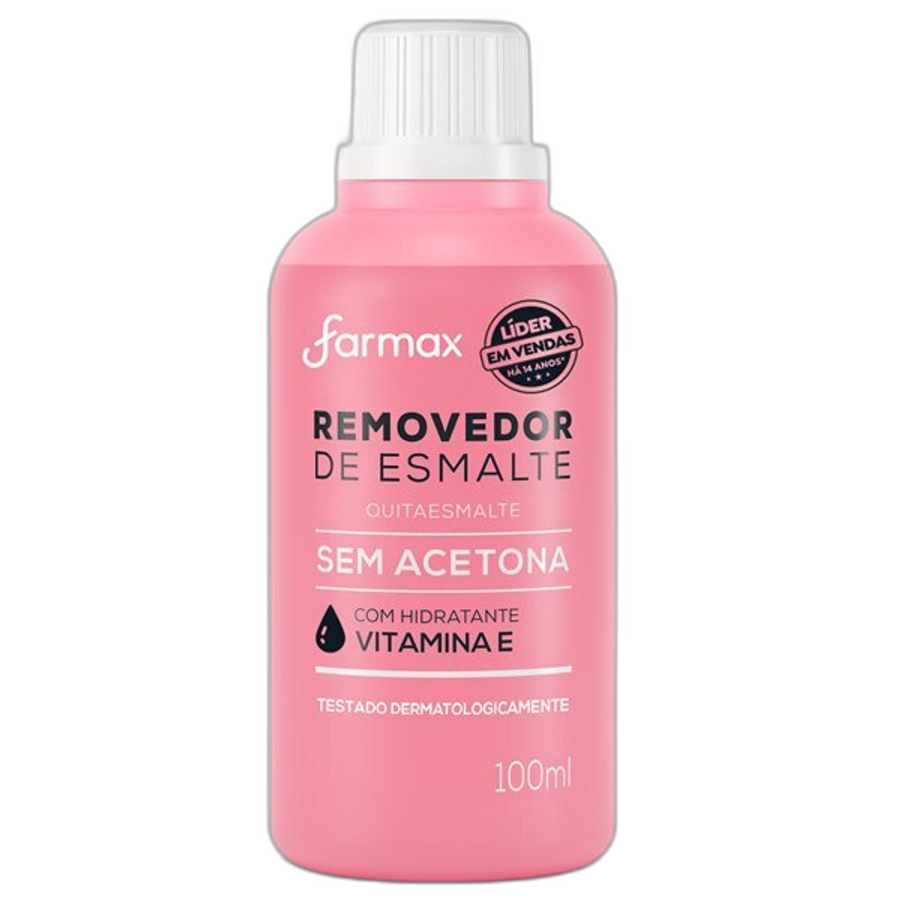 Farmax Removedor de Esmalte Sem Acetona 100ml