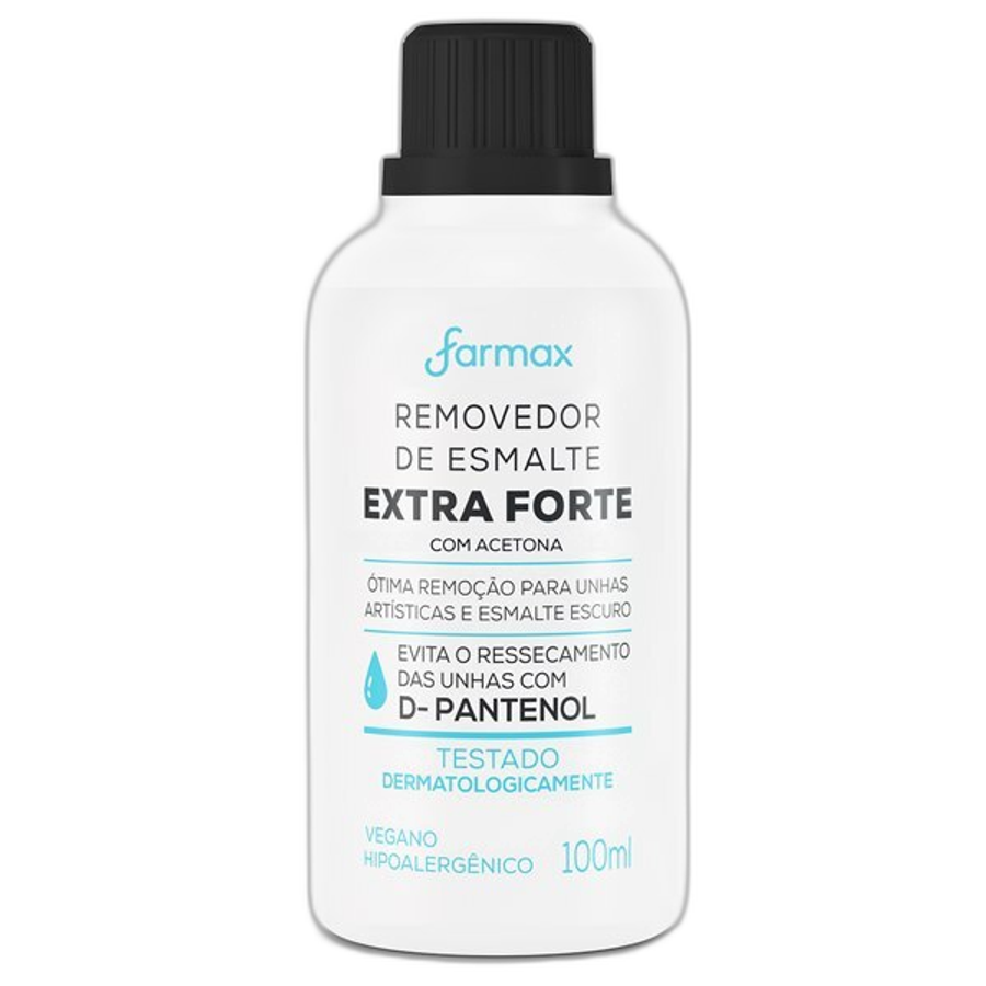 Removedor de Esmalte Farmax 100ml Extra