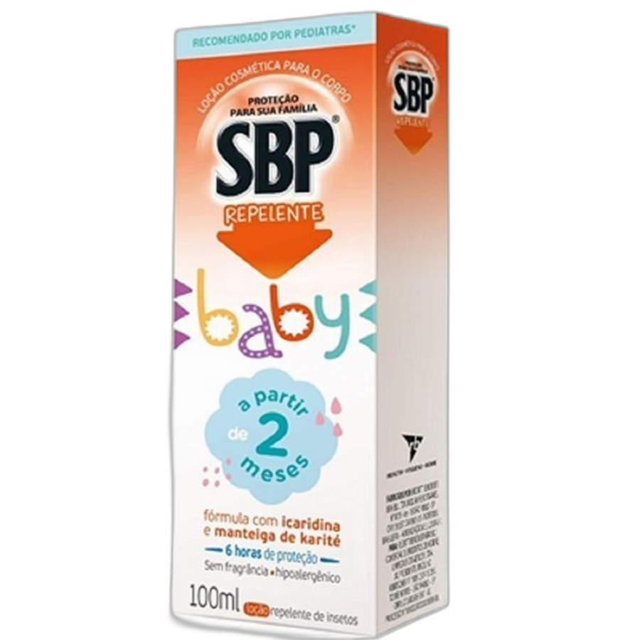 Repelente para Bebê SBP Baby Loção Corporal com Icaridina 100ml