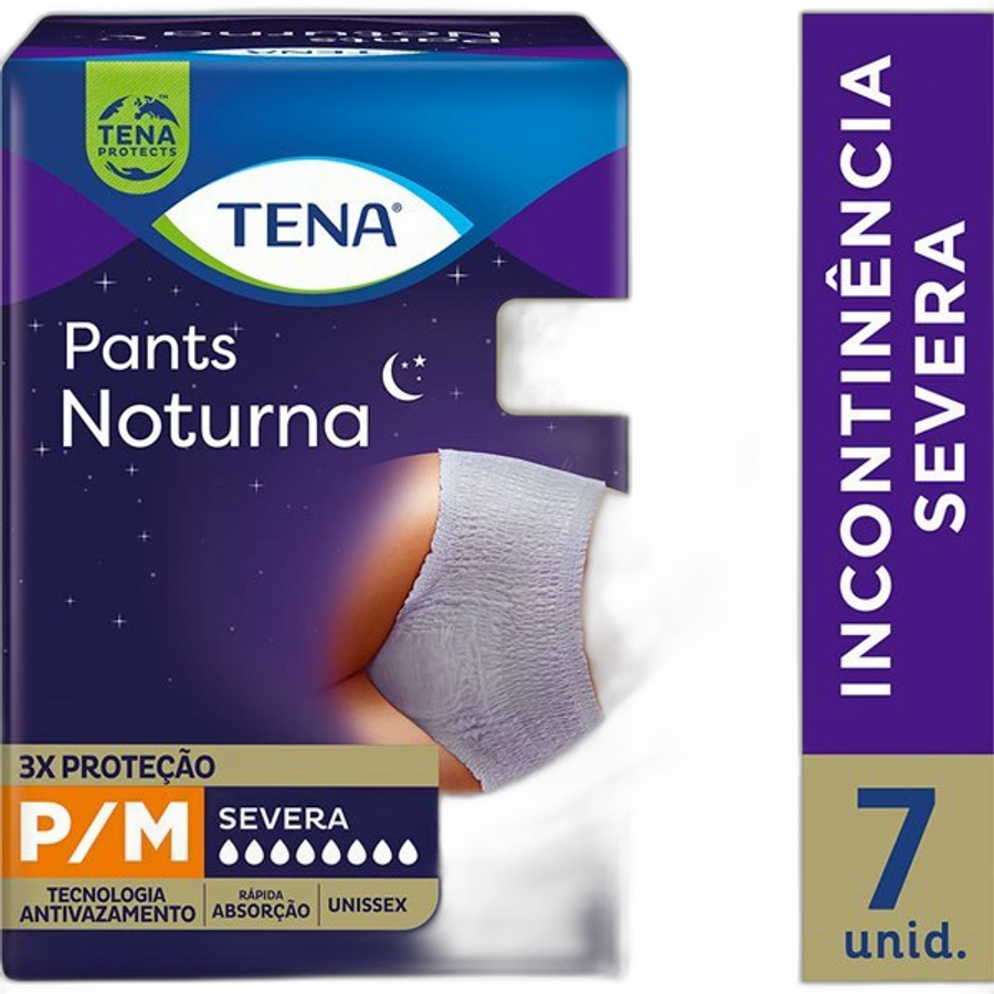 FRALDA TENA PANTS NOTURNA P/M C/7UND