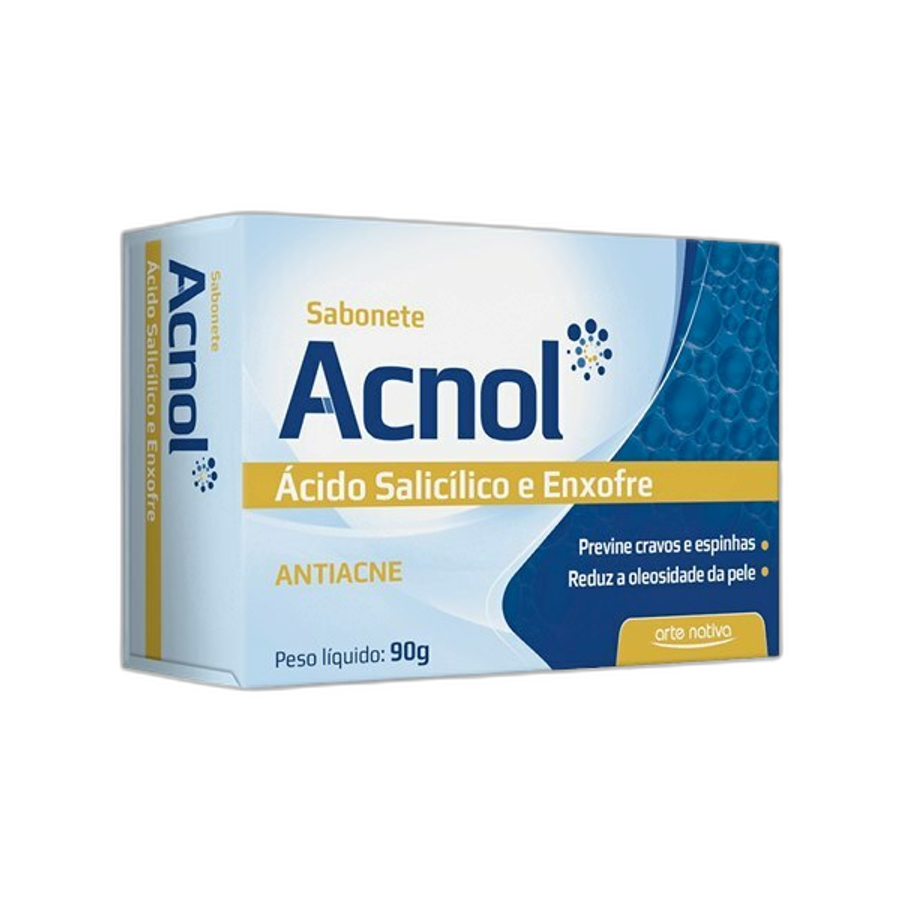 SAB ACNOL ACIDO SALICILINO E ENXOFRE 90G