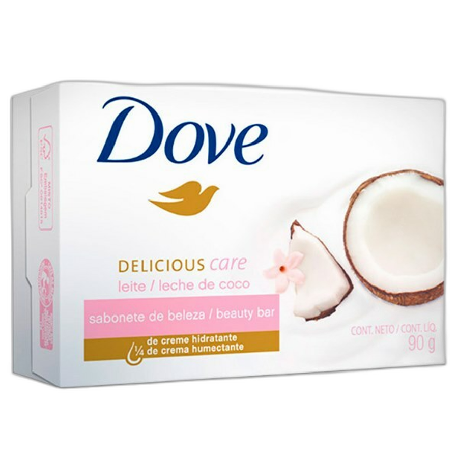 Sabonete em Barra Dove Delicious Care Leite de Coco 90g