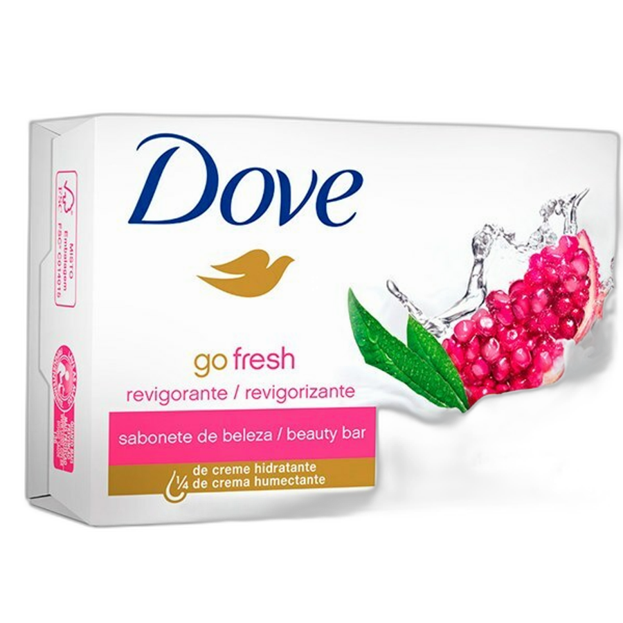 Sabonete Dove Go Fresh Revigorante Romã e Verbena 90g
