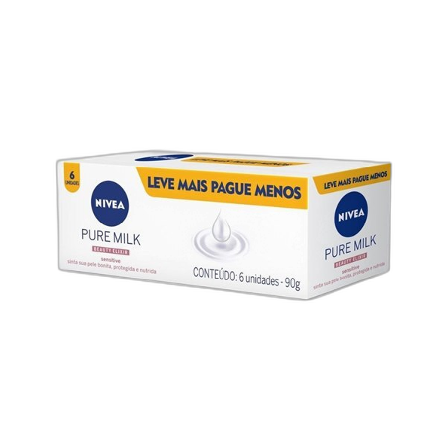 SAB BARRA HIDR NIVEA SEN P MILK L+P- 6X90G