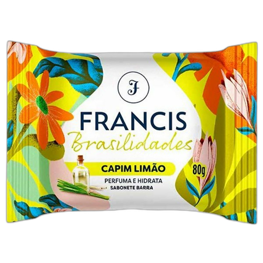 Sabonete em Barra Francis Brasilidades Capim Limão 80g