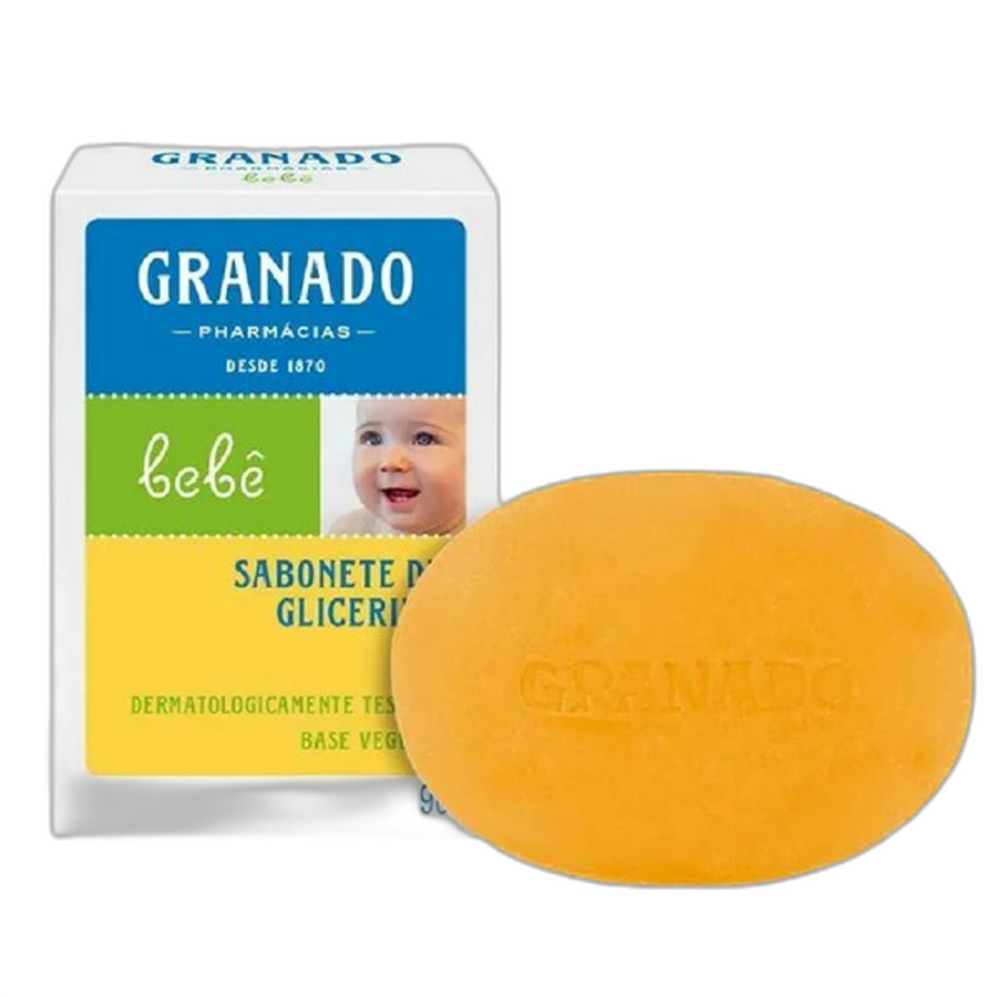 Sabonete em Barra de Glicerina Granado Bebê Tradicional 90g