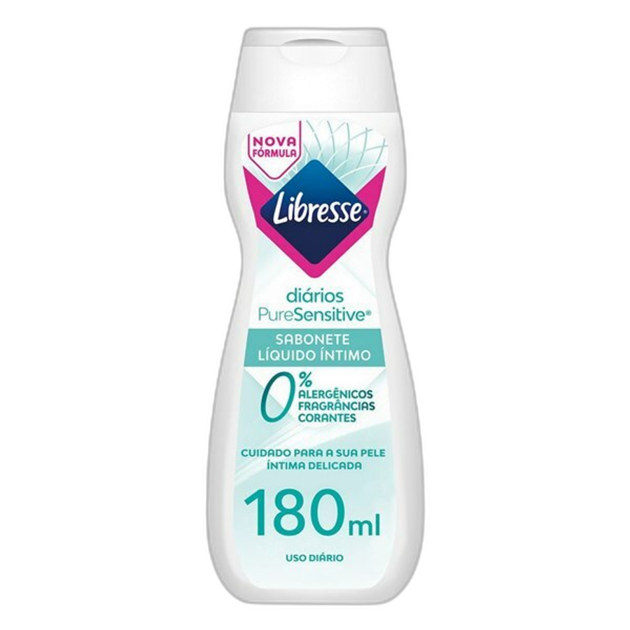 Sabonete Líquido Íntimo Libresse Diário Pure Sensitive 180ml
