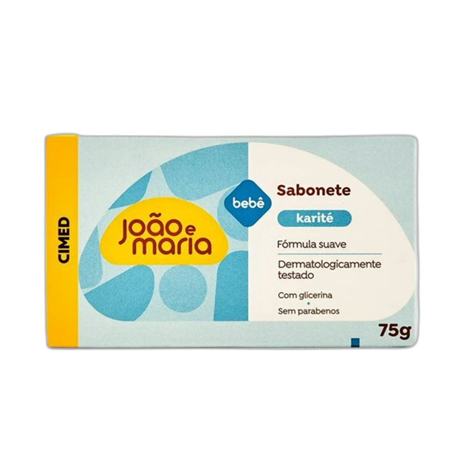 Sabonete em Barra Bebê Cimed João e Maria Karité 75g