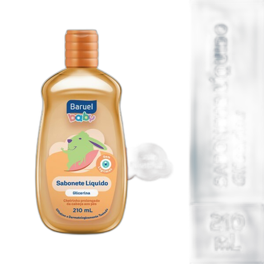 Sabonete Líquido Baruel Baby Glicerina 210ml