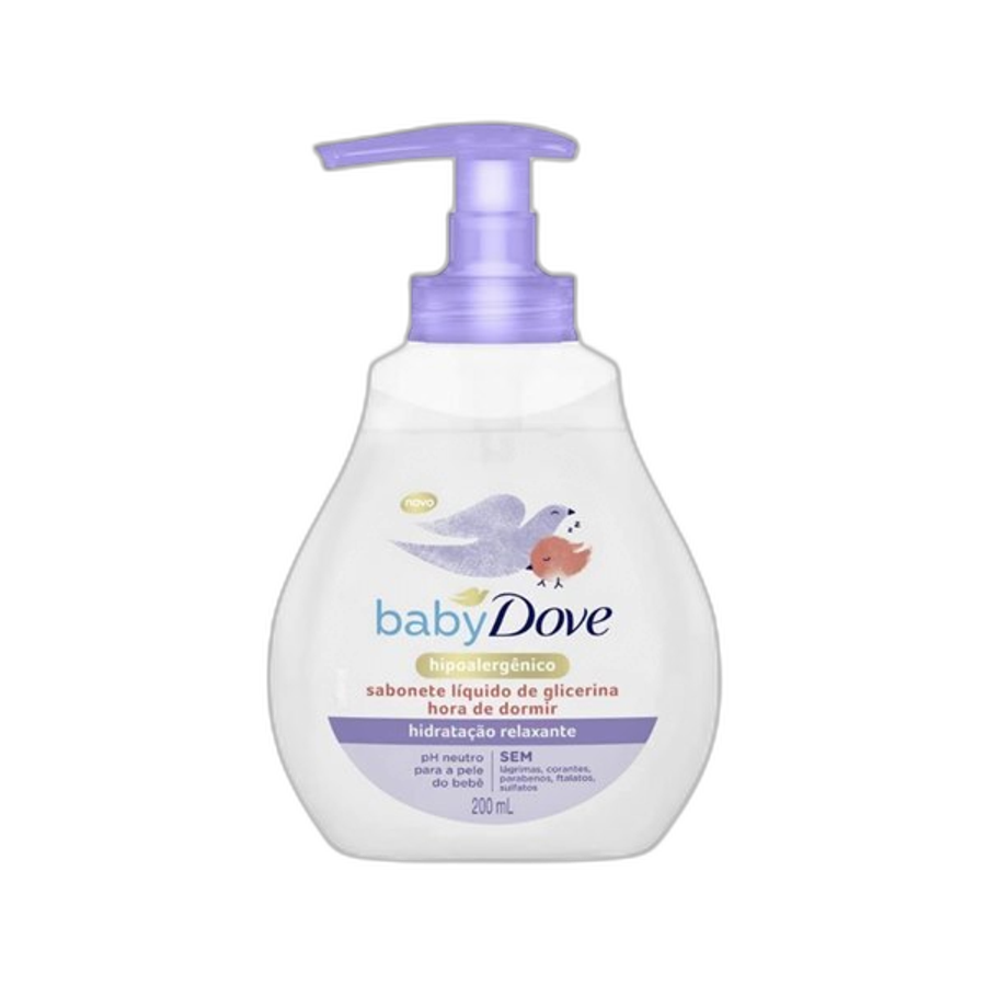 Sabonete Liquido de Glicerina Baby Dove Hora de Dormir 200ml