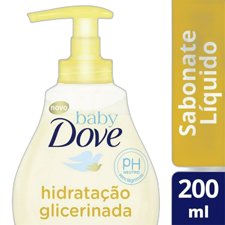 Sabonete Líquido Dove Baby Hidratação Glicerinada 200ml