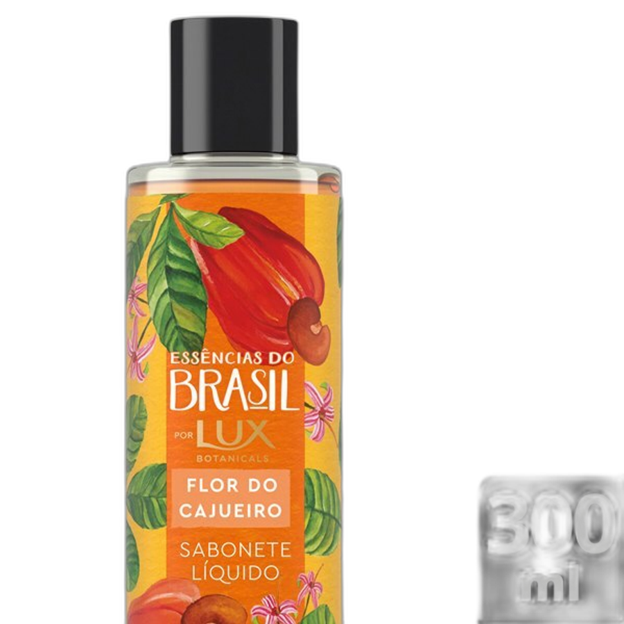 Sabonete Líquido Lux Botanicals Essências do Brasil Flor do Cajueiro 300ml