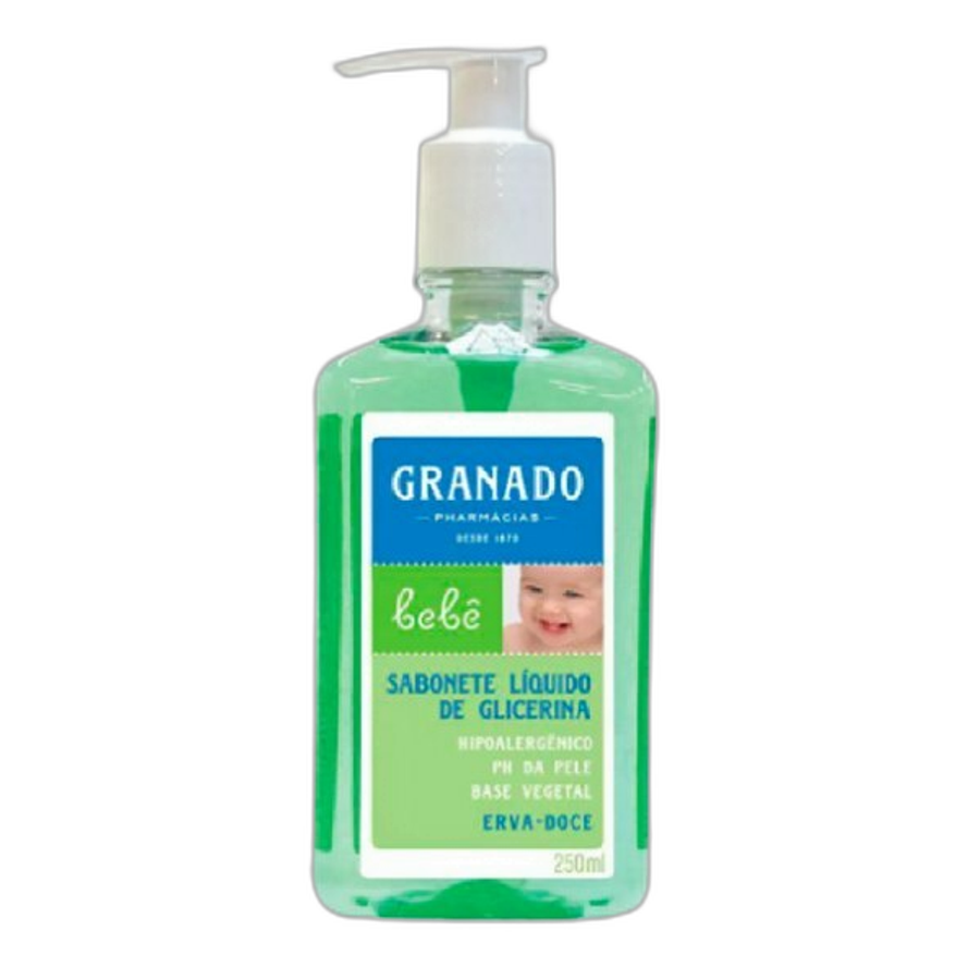 Sabonete Líquido de Glicerina Granado Bebê Erva Doce 250ml