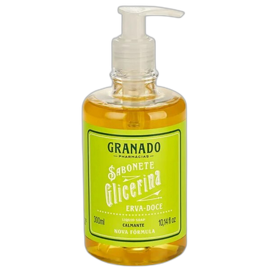 Sabonete Líquido Granado Glicerina Erva-Doce 300ml