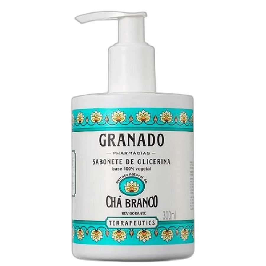 Sabonete Líquido de Glicerina Granado Terrapeutics Chá Branco 300ml