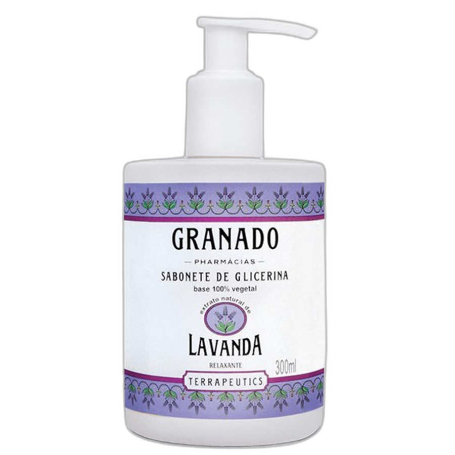 Sabonete Líquido Granado Glicerina Terrapeutics Lavanda 300ml