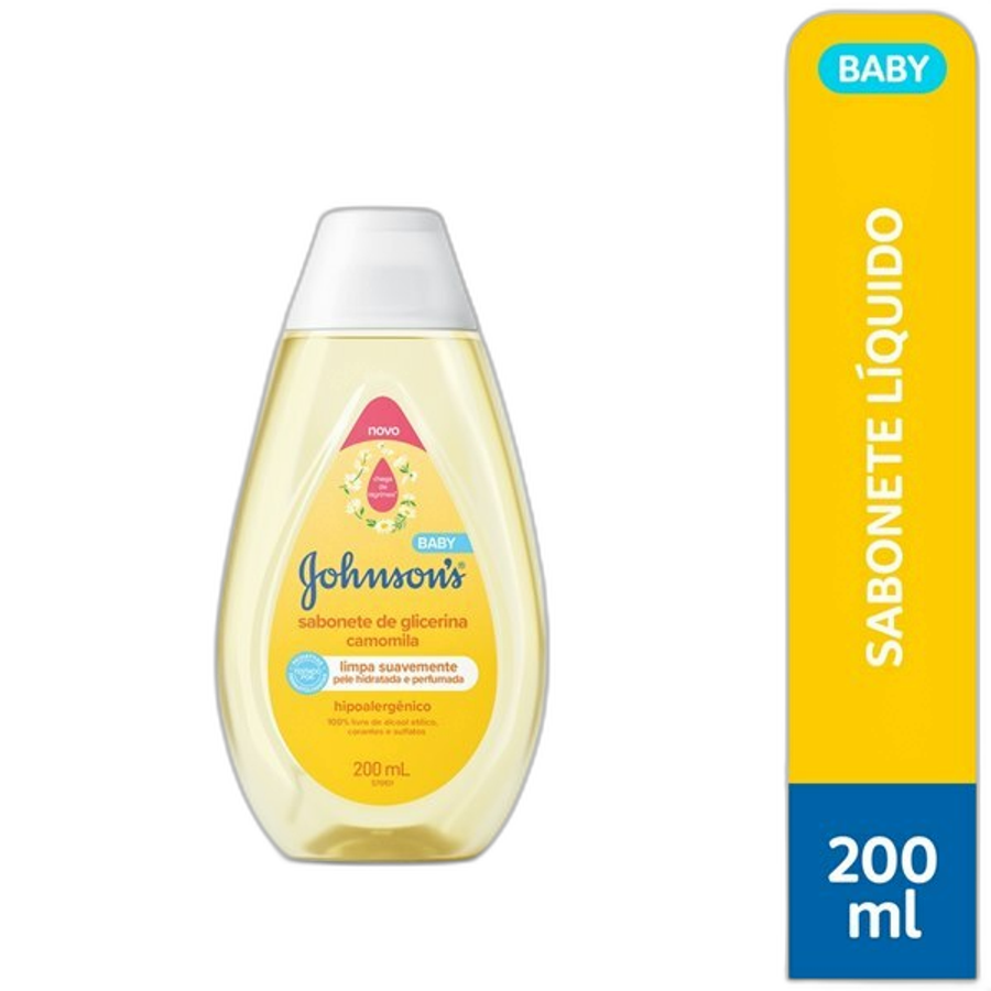 Sabonete Líquido Johnson's Baby Glicerina Camomila 200ml