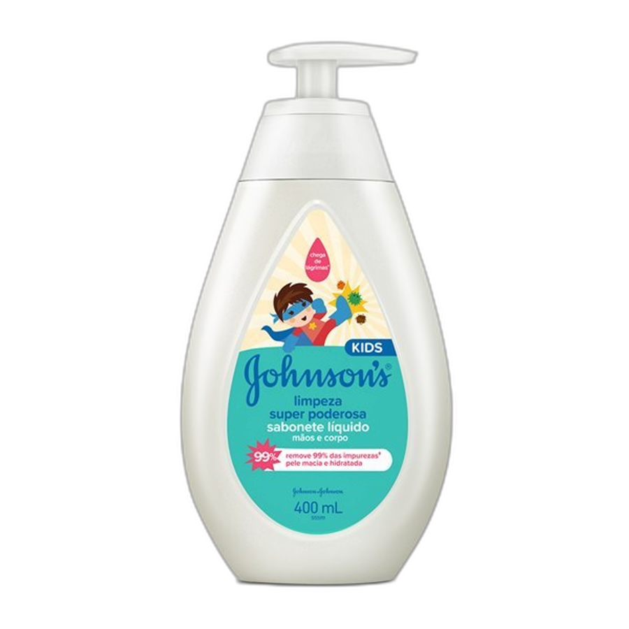 SAB LIQ JOHNSON BABY 400ML LIMP SUPER PODEROSA